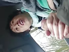 Amateur oude Aziatische auto hj opnieuw