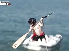 Leuke films Duits sex partij op een boot
