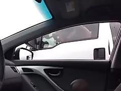 Ze kon &amp; t stoppen met kijken. Dick flash